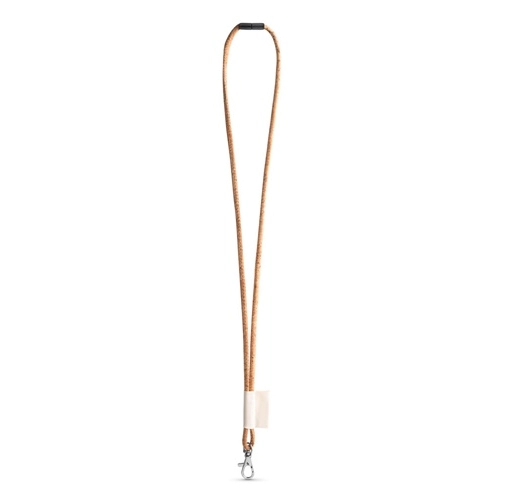 natural . Lanyard Cork Long Set. Modelos estándar