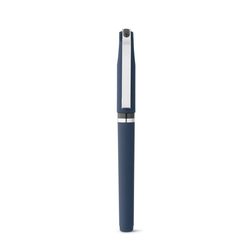 azul marino BOLT. Bolígrafo ABS con clip de metal