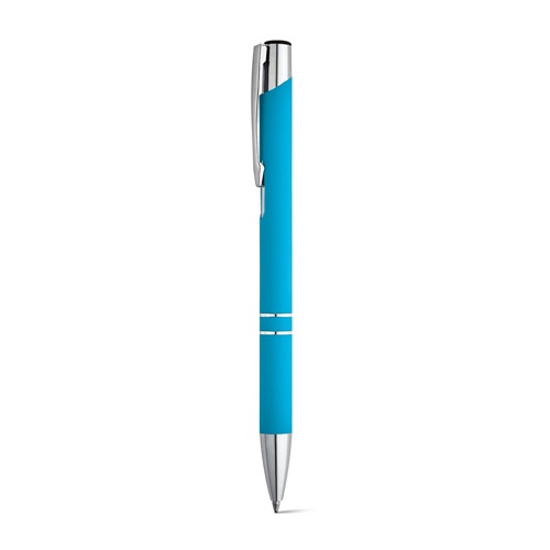 azul claro BETA SOFT. Bolígrafo de aluminio