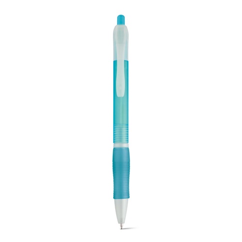 azul claro SLIM BK. Bolígrafo ABS con antideslizante