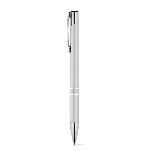 cromado satinado BETA BK. Bolígrafo de aluminio con clip
