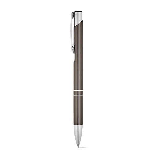 gun metal BETA BK. Bolígrafo de aluminio con clip