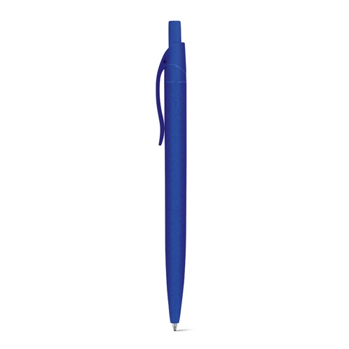azul royal CAMILA. Bolígrafo fabricado en paja de trigo y ABS