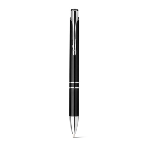 BETA PLASTIC. Bolígrafo en ABS con clip metálico