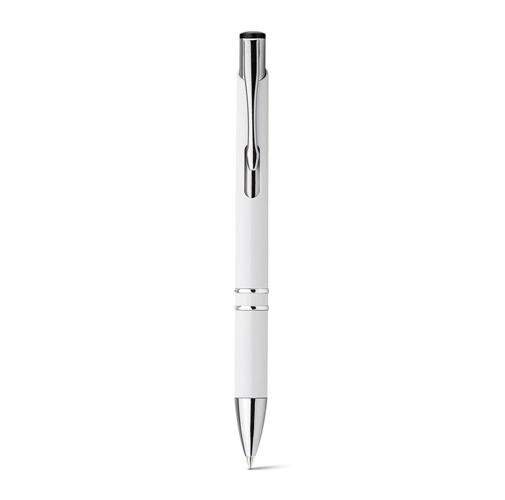 BETA PLASTIC. Bolígrafo en ABS con clip metálico