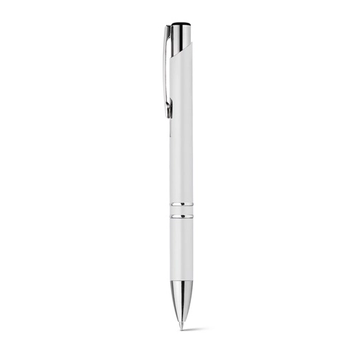 BETA PLASTIC. Bolígrafo en ABS con clip metálico