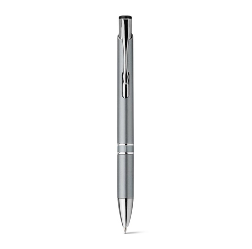 BETA PLASTIC. Bolígrafo en ABS con clip metálico