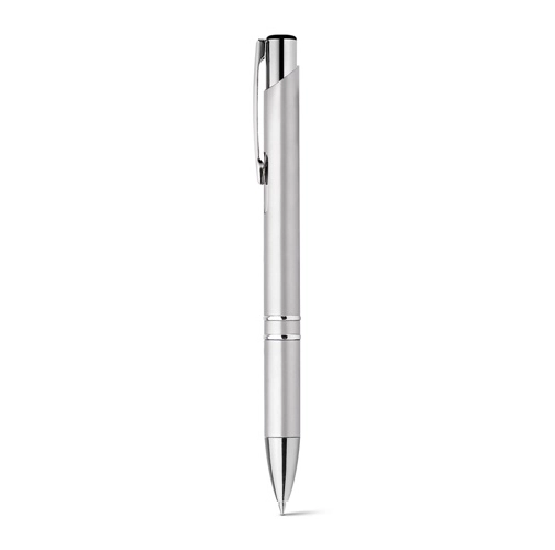 BETA PLASTIC. Bolígrafo en ABS con clip metálico