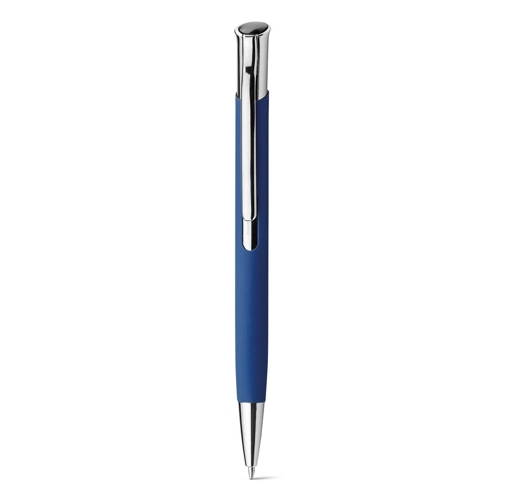 OLAF SOFT. Bolígrafo de aluminio con acabado de goma