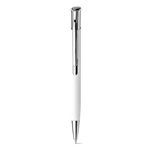 OLAF SOFT. Bolígrafo de aluminio con acabado de goma