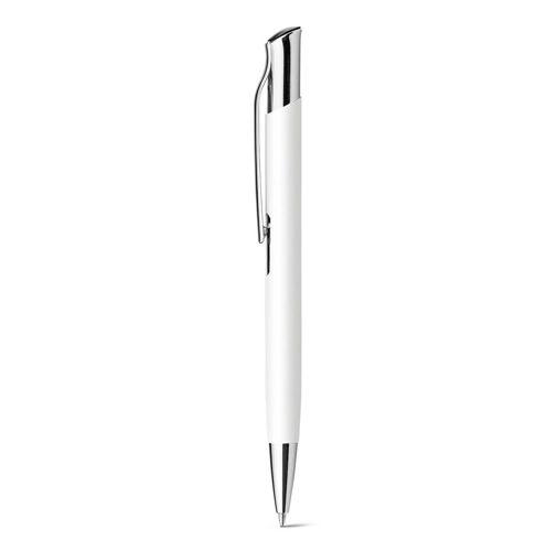 OLAF SOFT. Bolígrafo de aluminio con acabado de goma