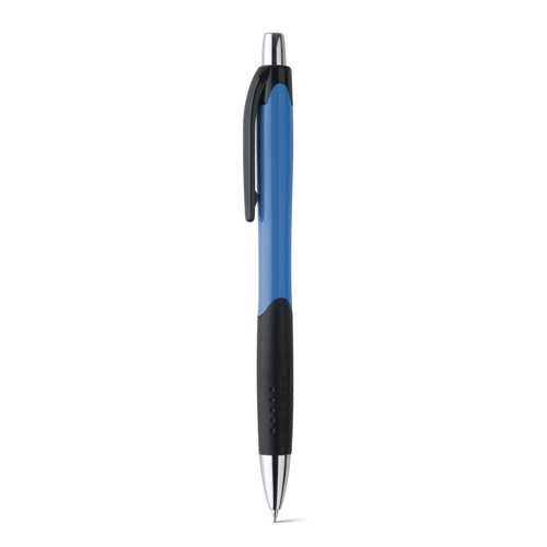 blue CARIBE. Bolígrafo ABS con clip