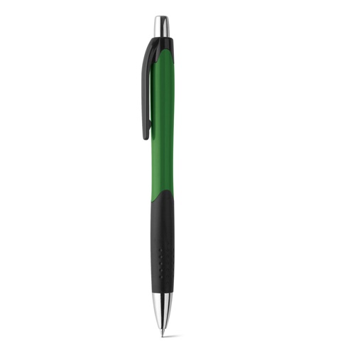 green CARIBE. Bolígrafo ABS con clip