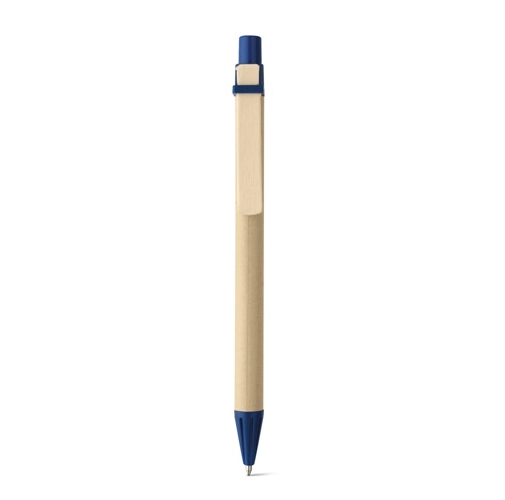 NAIROBI. Bolígrafo fabricado en papel kraft y clip de madera