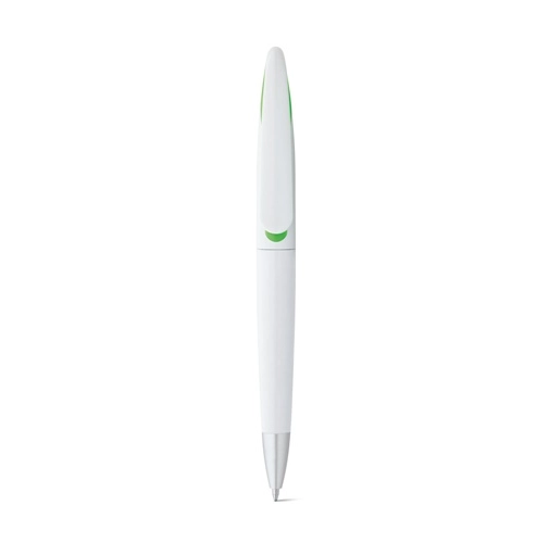 verde claro TOUCAN. Bolígrafo con clip