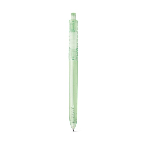 verde claro HYDRA. Bolígrafo en poliéster reciclado (100% rPET)