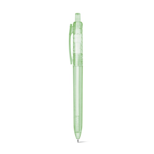 verde claro HYDRA. Bolígrafo en poliéster reciclado (100% rPET)