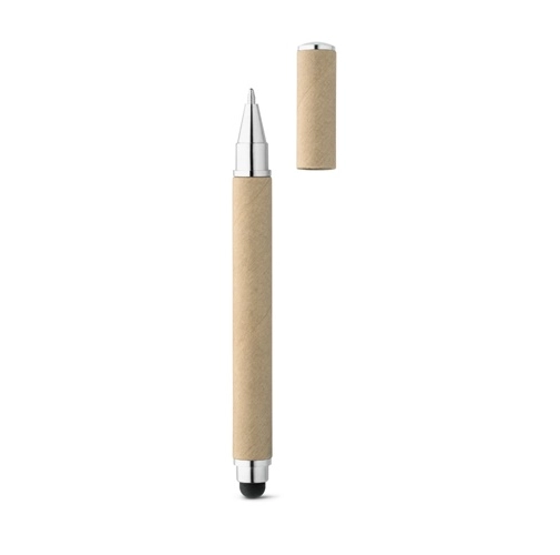 PAPYRUS. Bolígrafo en papel kraft y ABS con punta táctil