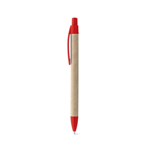 REMI. Bolígrafo fabricado con papel 100 % reciclado y con clip