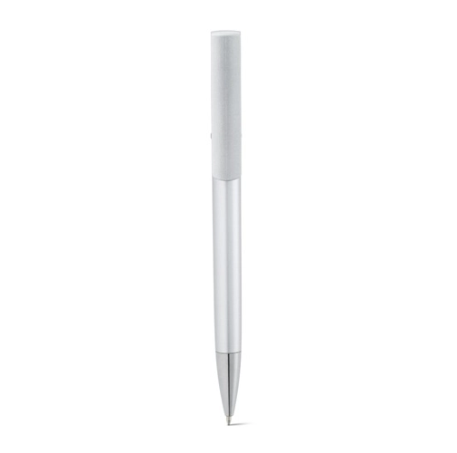 cromado satinado TECNA. Bolígrafo con acabado metalizado