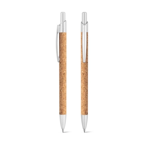 NATURA. Bolígrafo en corcho y aluminio