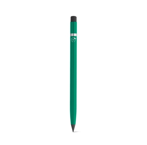 green LIMITLESS. Bolígrafo sin tinta con cuerpo de aluminio reciclado (100% rAL)