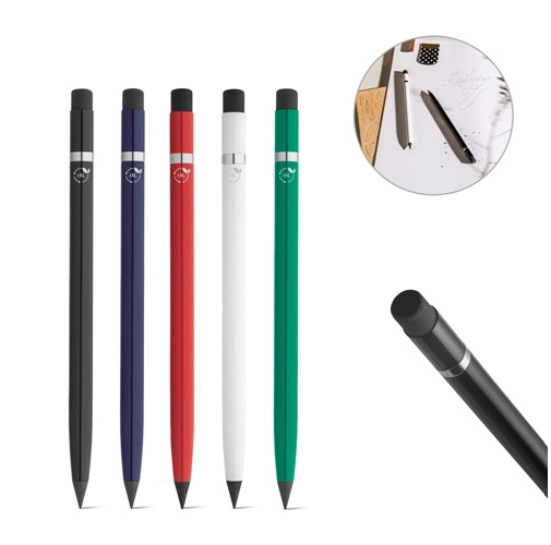 LIMITLESS. Bolígrafo sin tinta con cuerpo de aluminio reciclado (100% rAL)