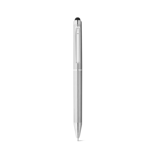 cromado satinado ESLA. Bolígrafo ABS con acabado metalizado