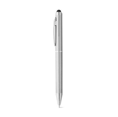 cromado satinado ESLA. Bolígrafo ABS con acabado metalizado