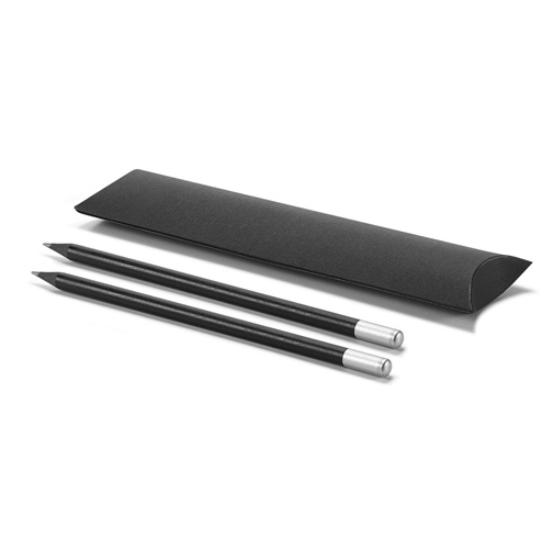 cromado satinado BRENTANO. Set de dos lápices afilados