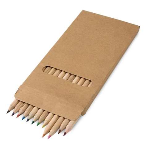 natural CROCO. Caja con 12 lápices de color