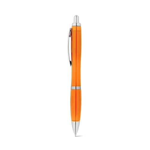 orange SWING rPET. Bolígrafo de PET reciclado (100% rPET) con clip metálico