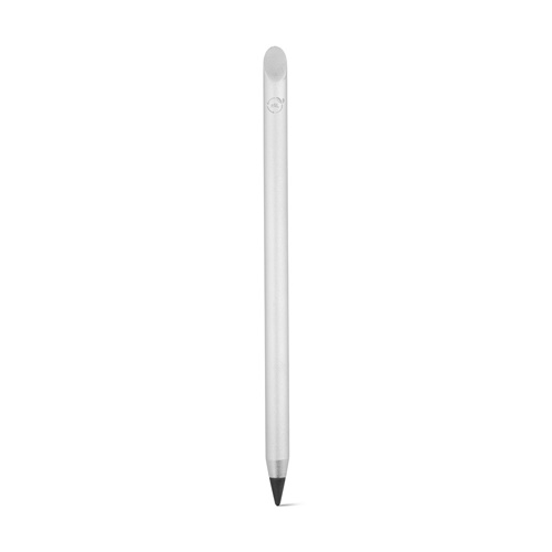 cromado satinado MONET. Bolígrafo de aluminio reciclado (100% rAL) sin tinta