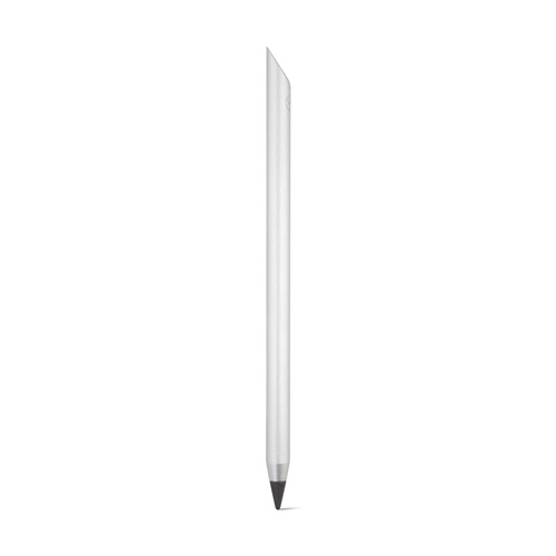 cromado satinado MONET. Bolígrafo de aluminio reciclado (100% rAL) sin tinta