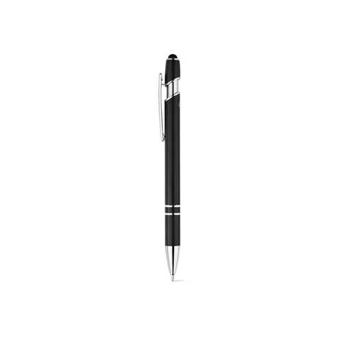 NEIL. Bolígrafo con cuerpo de aluminio reciclado (100% rAL) y puntero táctil