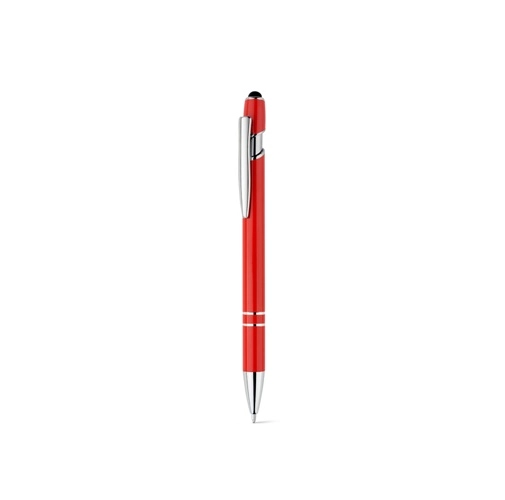 NEIL. Bolígrafo con cuerpo de aluminio reciclado (100% rAL) y puntero táctil