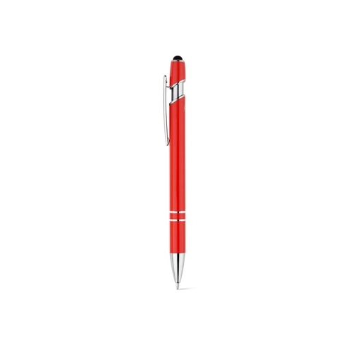 NEIL. Bolígrafo con cuerpo de aluminio reciclado (100% rAL) y puntero táctil