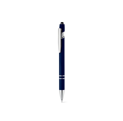 NEIL. Bolígrafo con cuerpo de aluminio reciclado (100% rAL) y puntero táctil