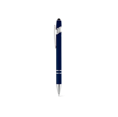 NEIL. Bolígrafo con cuerpo de aluminio reciclado (100% rAL) y puntero táctil