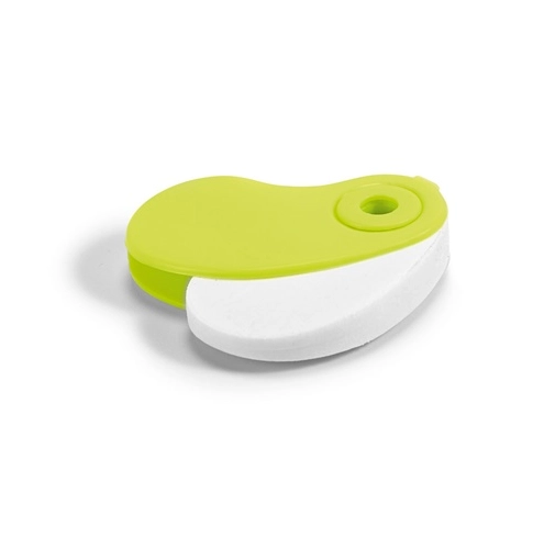 SIZA. Goma de borrar TPR blanca con protector de PP