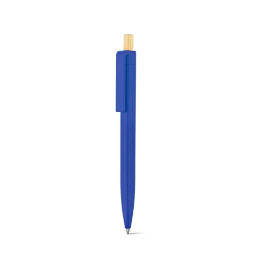 ZARA. Bolígrafo de ABS reciclado (100% rABS) con botón de bambú