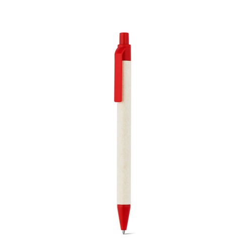 red MILINK. Bolígrafo de aluminio reciclado de cartones de leche
