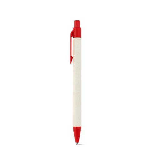 red MILINK. Bolígrafo de aluminio reciclado de cartones de leche