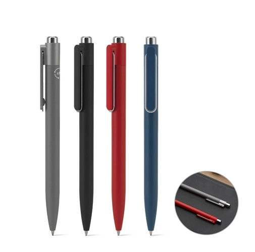 KYLIE. BOLÍGRAFO DE ALUMINIO (94% RECICLADO) CON CLIP INNOVADOR