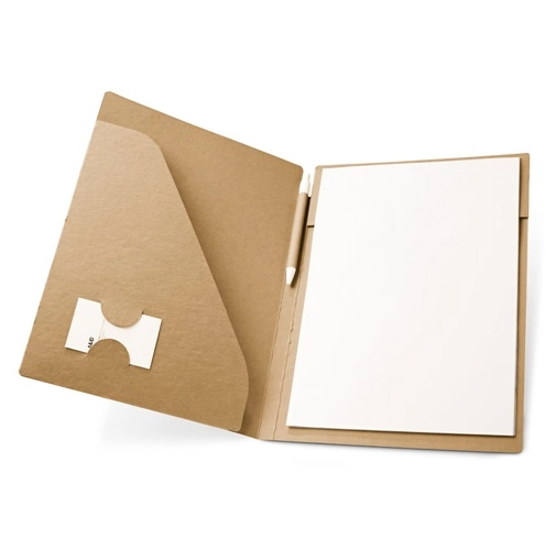 POE. Carpeta para documentos A4 fabricada con papel 100 % reciclado (450 g/m²)