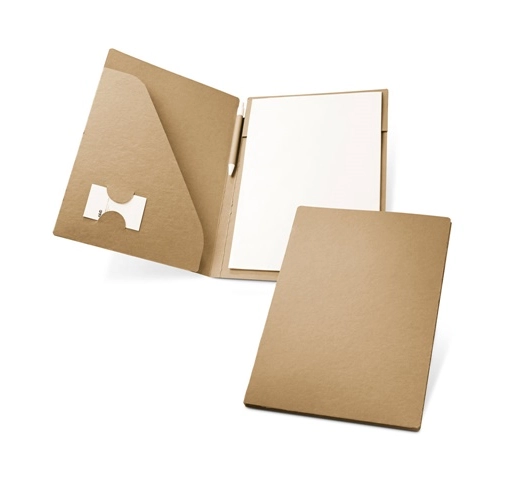 POE. Carpeta para documentos A4 fabricada con papel 100 % reciclado (450 g/m²)