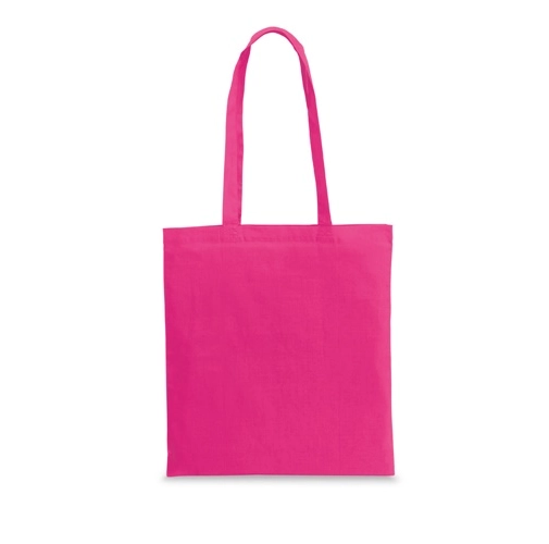 pink CARACAS. Bolsa de algodón 100% (140 g/m²)