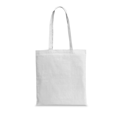 white CARACAS. Bolsa de algodón 100% (140 g/m²)