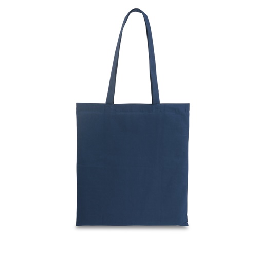 azul marino CARACAS. Bolsa de algodón 100% (140 g/m²)