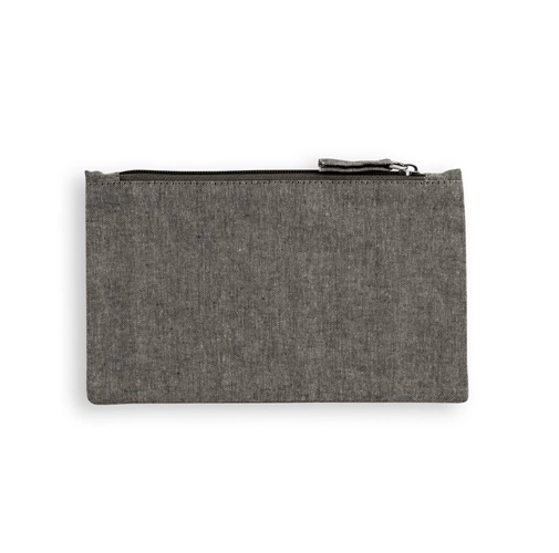 black MILLIE. Neceser multifunción en algodón reciclado (70%) y poliéster (30% rPET) (140 g/m²)